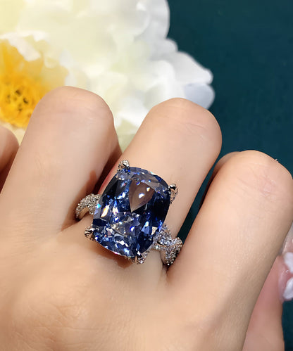 Kvinders Ring med Zircon Krystal Detaljer 1