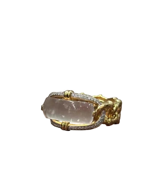 Kvinders Ring med Zirkon Krystal Detaljer 0