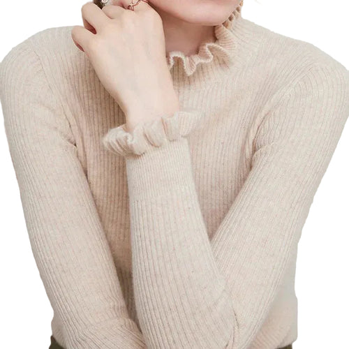 Kvinders Rullekrave Sweater Casual 0