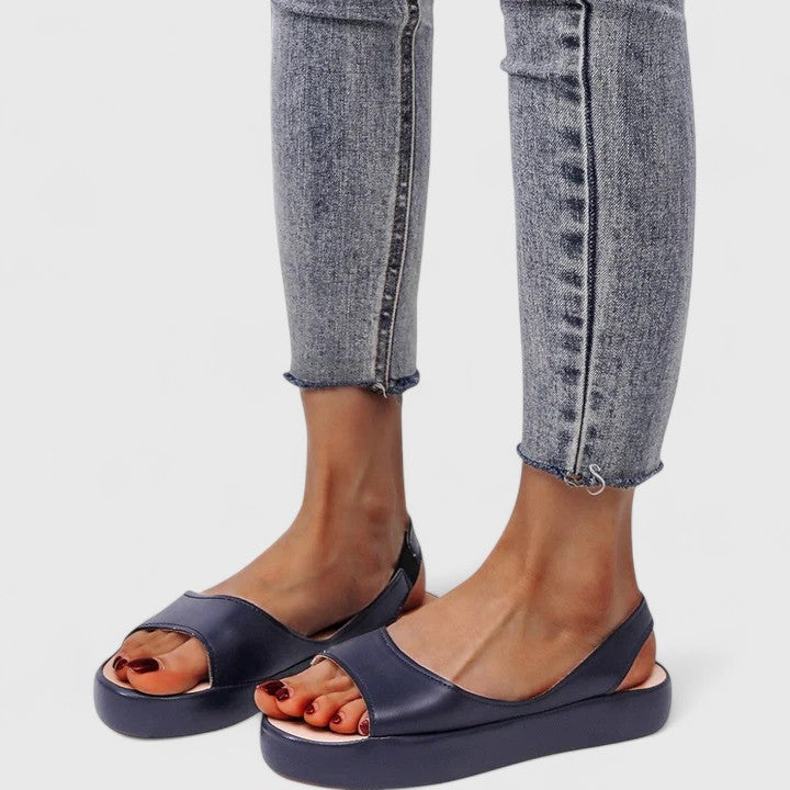 Kvinders Sandaler Slip-On Komfortabel Stil 5