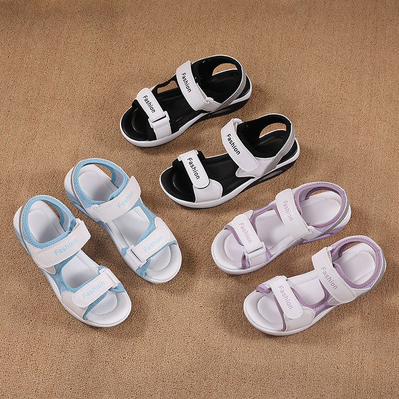 Kvinders Sandaler med Justerbar Velcrolukning 4