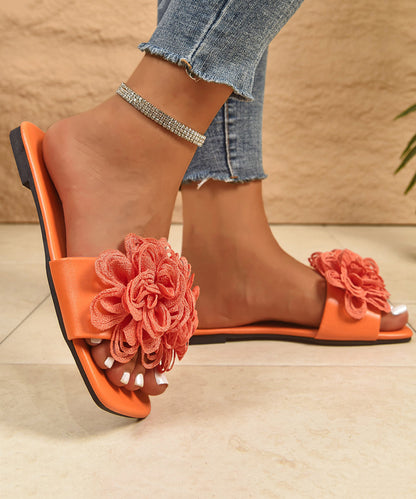 Kvinders Slide Sandaler med Blomsterdesign 4