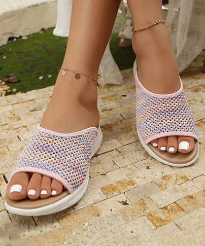 Kvinders Slide Sandaler med Peep Toe 3