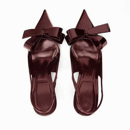 Kvinders Slingback Hæl Raffineret Design 0