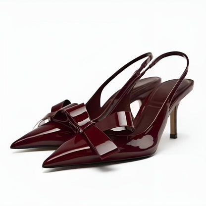 Kvinders Slingback Hæl Raffineret Design 1