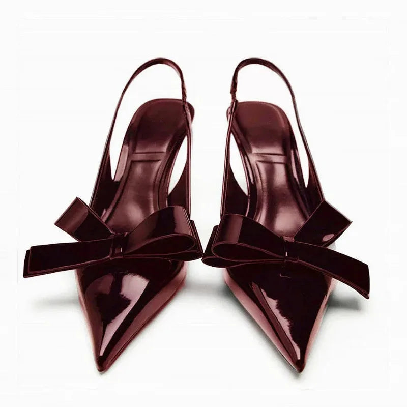 Kvinders Slingback Hæl Raffineret Design 2