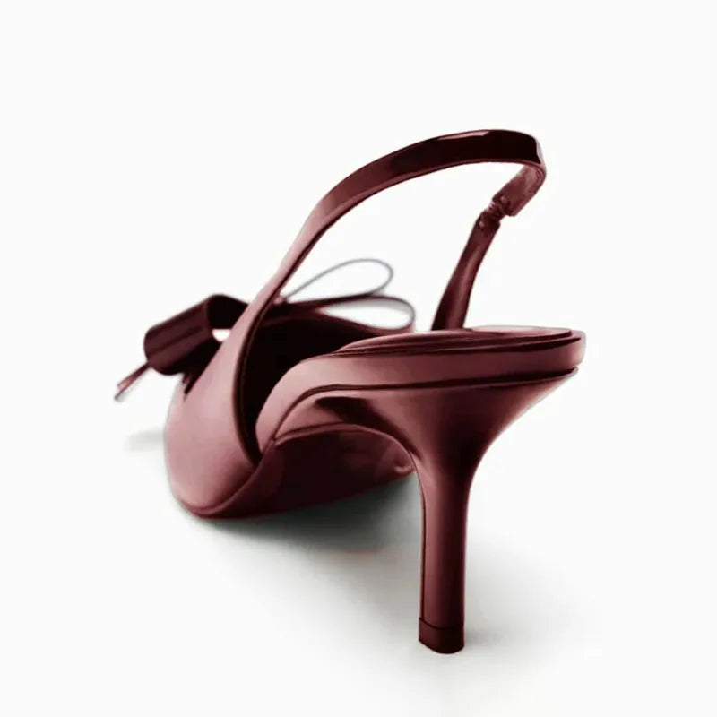 Kvinders Slingback Hæl Raffineret Design 3