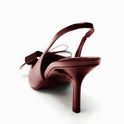Kvinders Slingback Hæl Raffineret Design 3