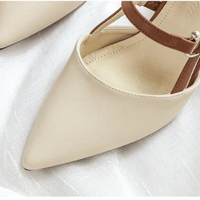Kvinders Slingback Hæle med Charmerende Design 3