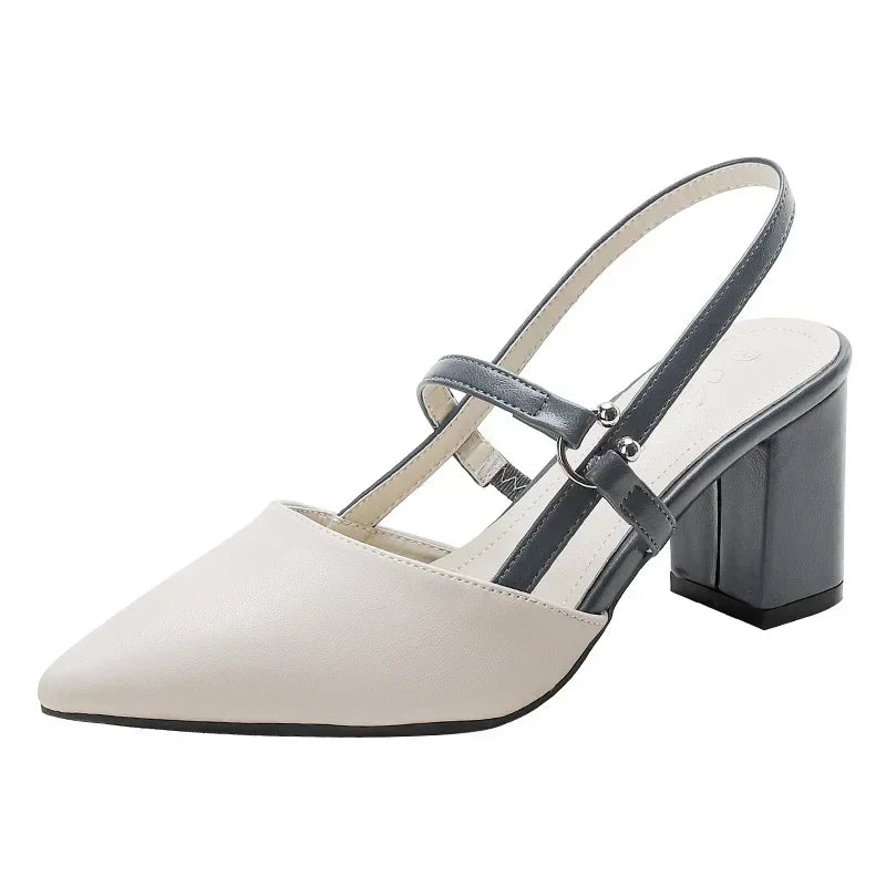 Kvinders Slingback Hæle med Charmerende Design 8