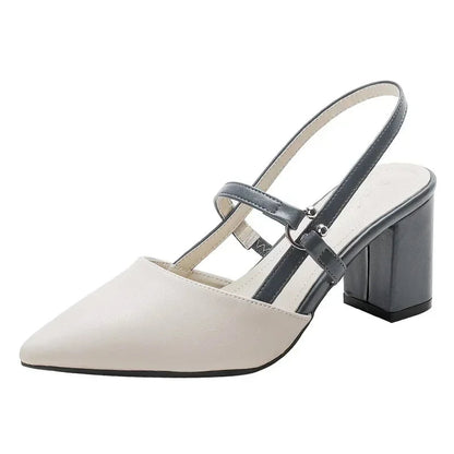 Kvinders Slingback Hæle med Charmerende Design 8