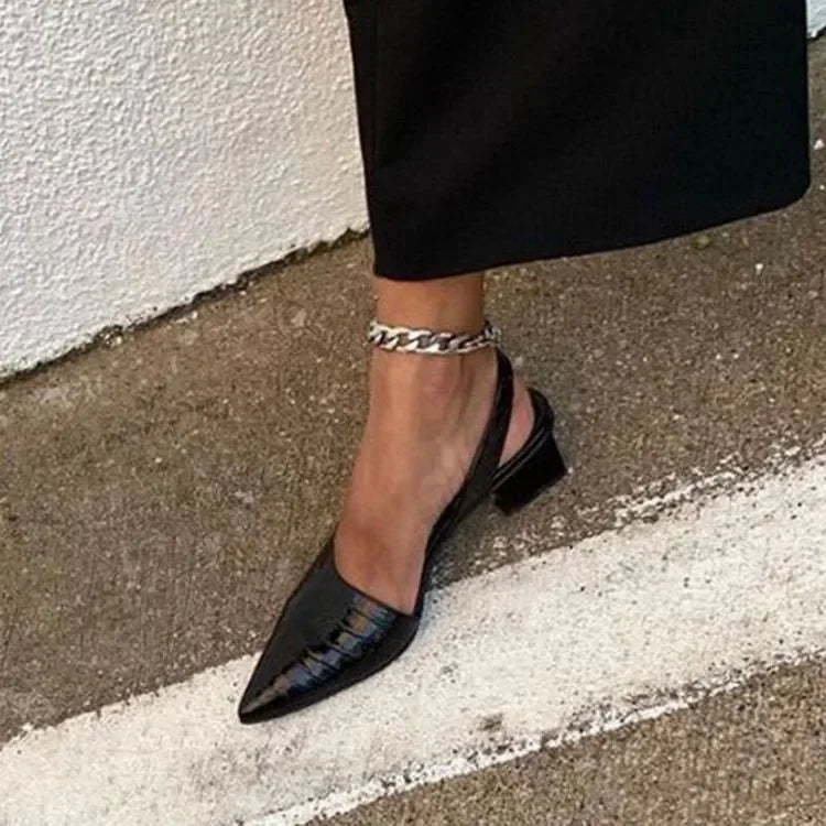 Kvinders Slingback Pumps Tidløs Stil 2