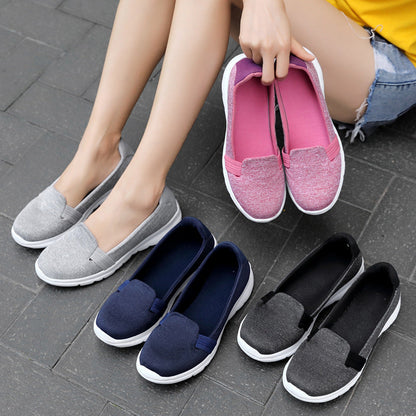 Kvinders Slip-On Ballerinaer med Elastisk Rem 5