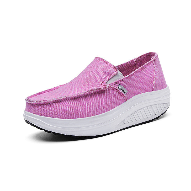 Kvinders Slip-On Fritidssko Fleksibelt Design 0