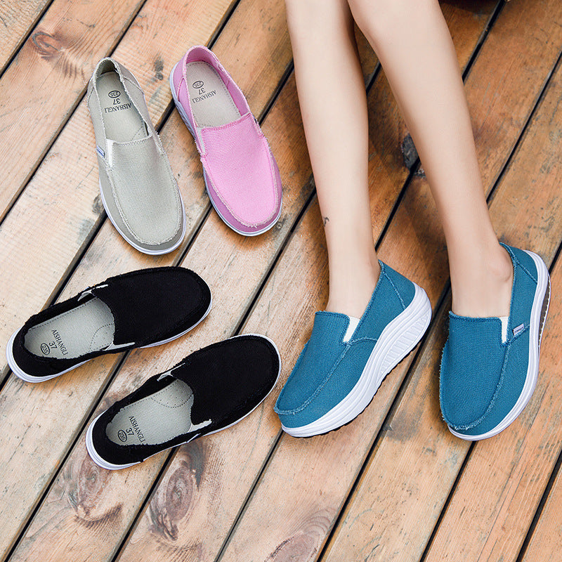 Kvinders Slip-On Fritidssko Fleksibelt Design 1