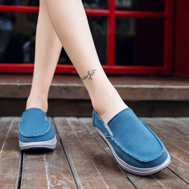 Kvinders Slip-On Fritidssko Fleksibelt Design 2