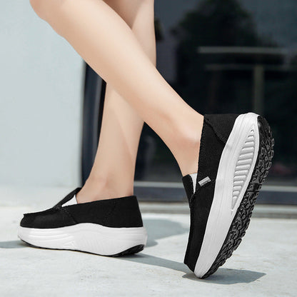 Kvinders Slip-On Fritidssko Fleksibelt Design 4