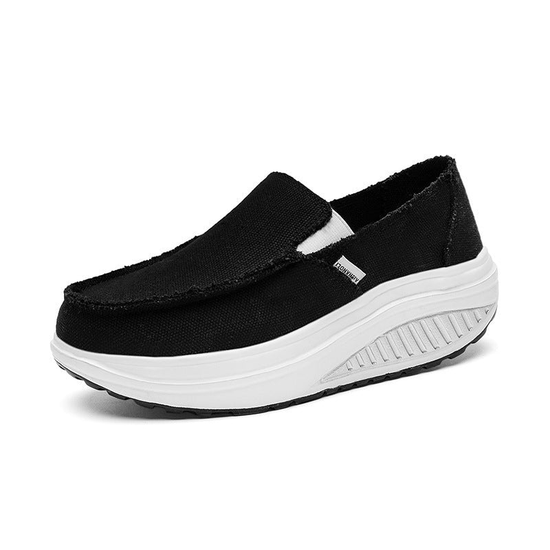 Kvinders Slip-On Fritidssko Fleksibelt Design 8