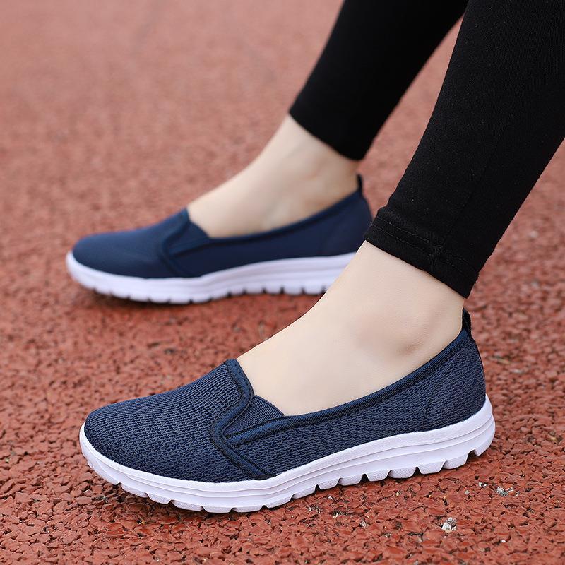 Kvinders Slip-On Fritidssko Komfortable 8