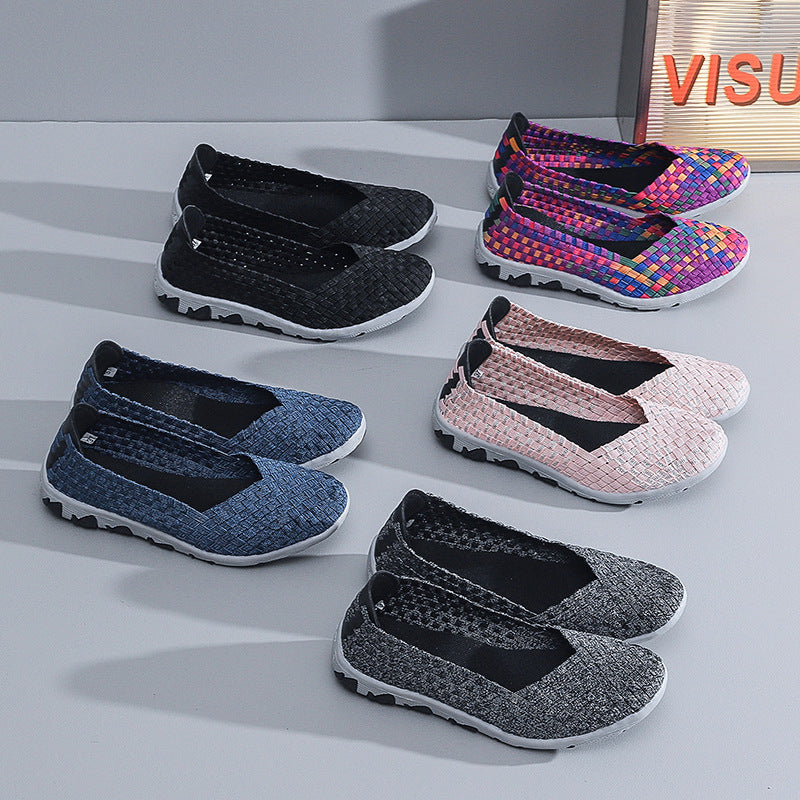 Kvinders Slip-On Fritidssko med Elastisk Sål 1