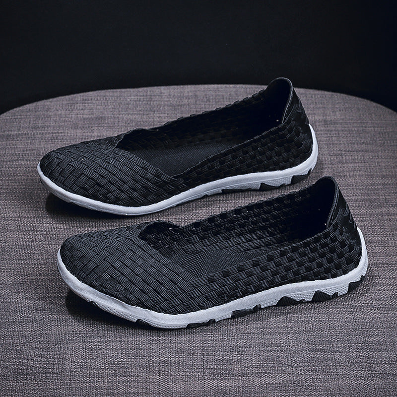 Kvinders Slip-On Fritidssko med Elastisk Sål 2