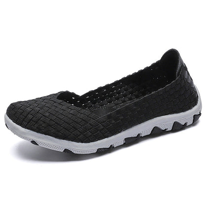 Kvinders Slip-On Fritidssko med Elastisk Sål 7