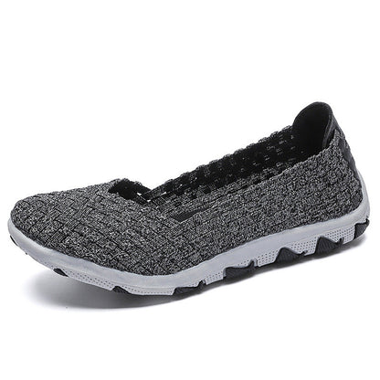 Kvinders Slip-On Fritidssko med Elastisk Sål 9