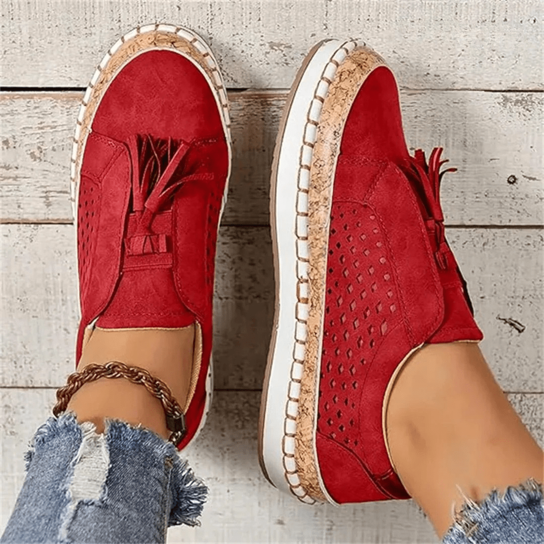 Kvinders Slip-On Loafers Casual Stil 7