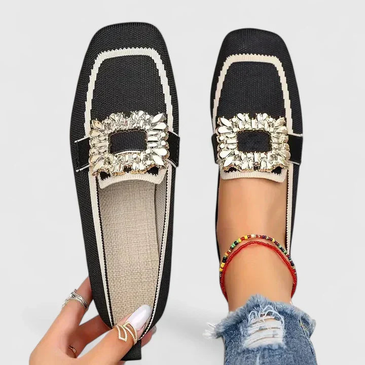 Kvinders Slip-On Loafers med Dekorative Detaljer 3