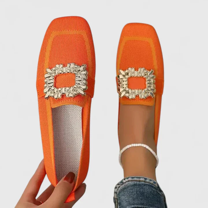 Kvinders Slip-On Loafers med Dekorative Detaljer 4