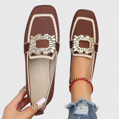 Kvinders Slip-On Loafers med Dekorative Detaljer 5