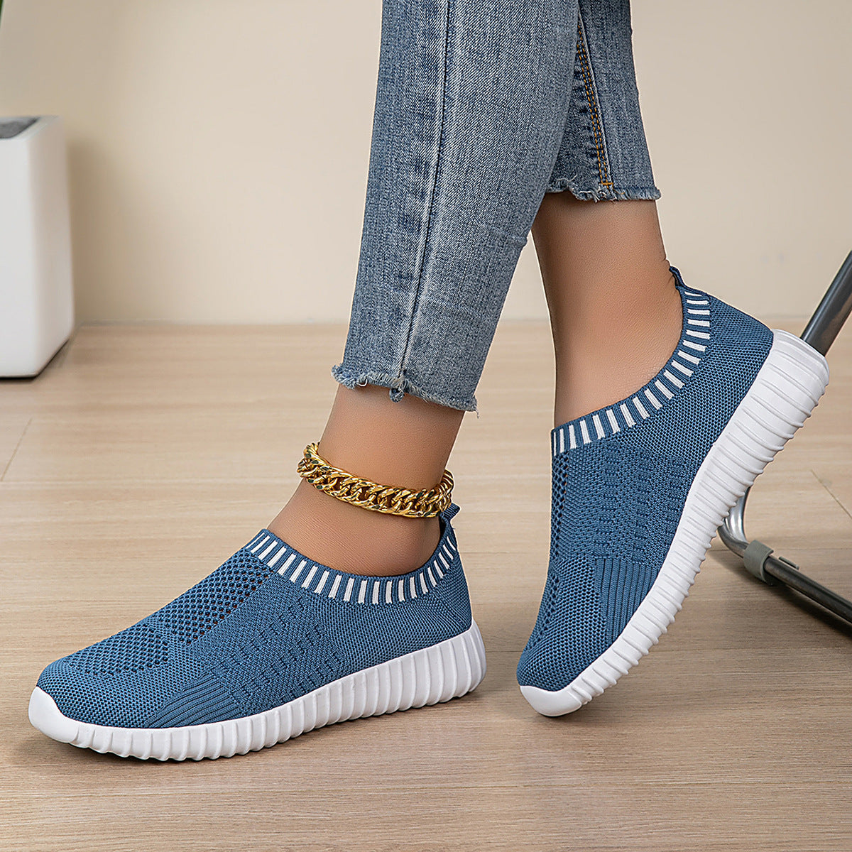Kvinders Slip-On Sneakers Moderne Komfortabel Design 3