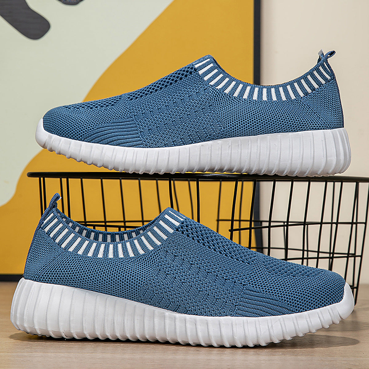 Kvinders Slip-On Sneakers Moderne Komfortabel Design 4