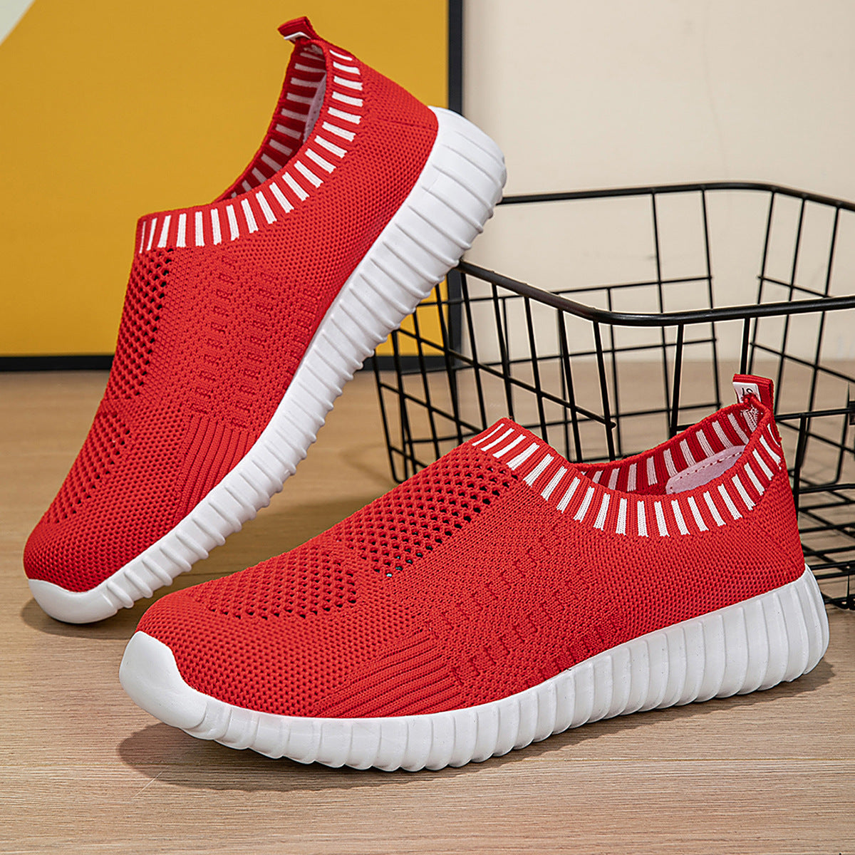 Kvinders Slip-On Sneakers Moderne Komfortabel Design 7