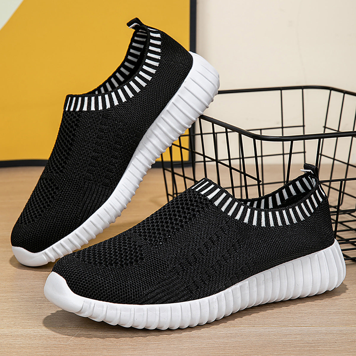 Kvinders Slip-On Sneakers Moderne Komfortabel Design 8