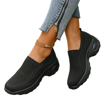 Kvinders Slip-On Sneakers med Åndbar Mesh 0