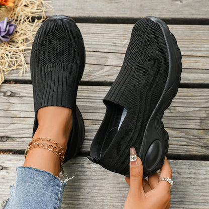 Kvinders Slip-On Sneakers med Åndbar Mesh 4