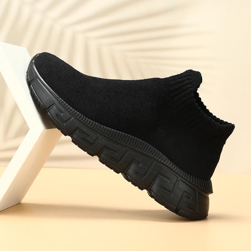 Kvinders Slip-On Sneakers med Elastisk Top Moderne Design 1
