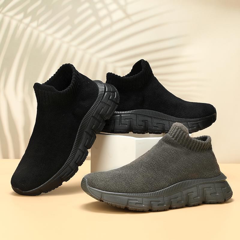 Kvinders Slip-On Sneakers med Elastisk Top Moderne Design 2
