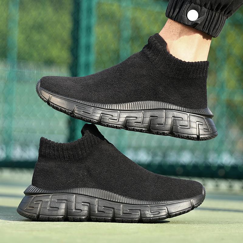 Kvinders Slip-On Sneakers med Elastisk Top Moderne Design 4