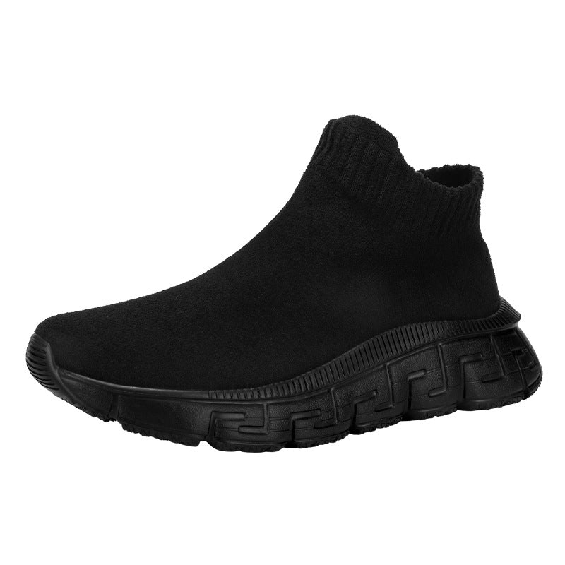 Kvinders Slip-On Sneakers med Elastisk Top Moderne Design 7