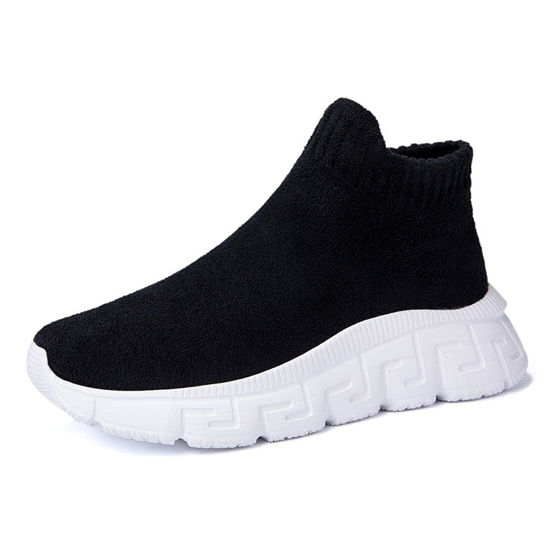 Kvinders Slip-On Sneakers med Elastisk Top Moderne Design 9