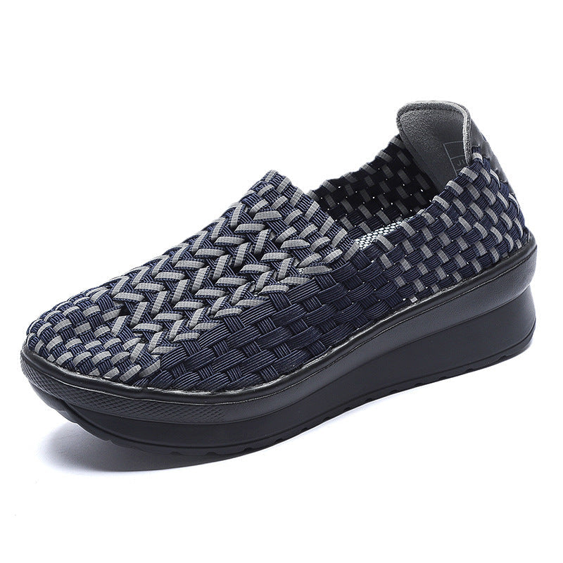 Kvinders Slip-On Sneakers med Flettet Design 5