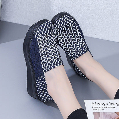 Kvinders Slip-On Sneakers med Flettet Design 6
