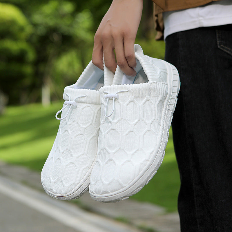 Kvinders Slip-On Sportssko Med Strikdesign 1