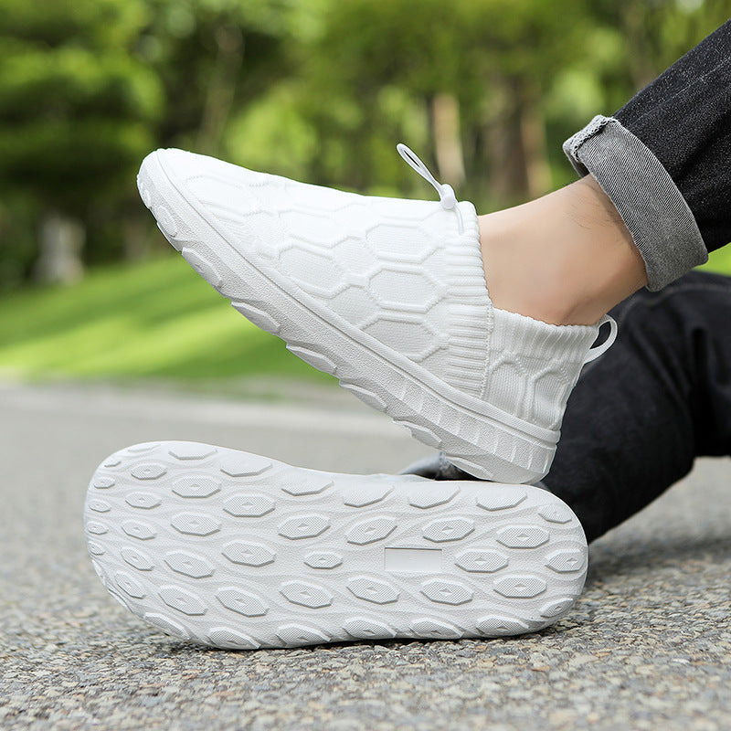 Kvinders Slip-On Sportssko Med Strikdesign 3