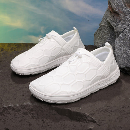 Kvinders Slip-On Sportssko Med Strikdesign 4
