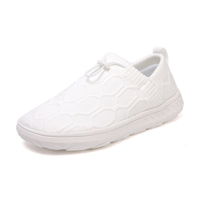 Kvinders Slip-On Sportssko Med Strikdesign 7