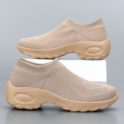 Kvinders Slip-On Sportssneakers med Åndbar Mesh 2
