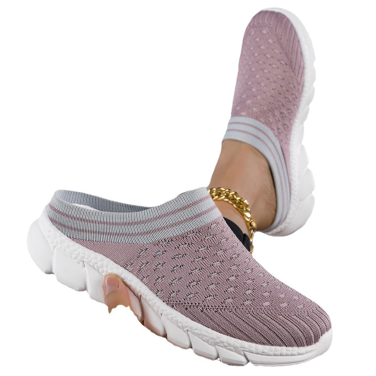 Kvinders Slip-On Træsko Komfortabel Stil 5